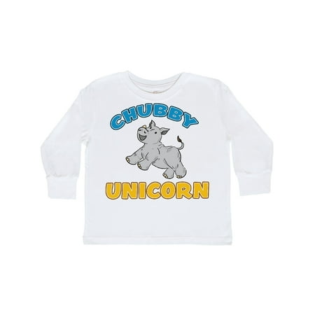 

Inktastic Chubby Unicorn-Baby Rhino Gift Toddler Boy or Toddler Girl Long Sleeve T-Shirt