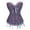 Blue, variant on Corsets for Women Vintage Lace Bustier Tops for Party Wedding Halloween Floral Sexy Tops Shapewear Blue S