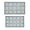 Soft Spa, variant on Gilbert 2 piece Checkerbox Bath Rug Set -20"X34"&24"X40"-240 GSF- DARK GREY COLOR