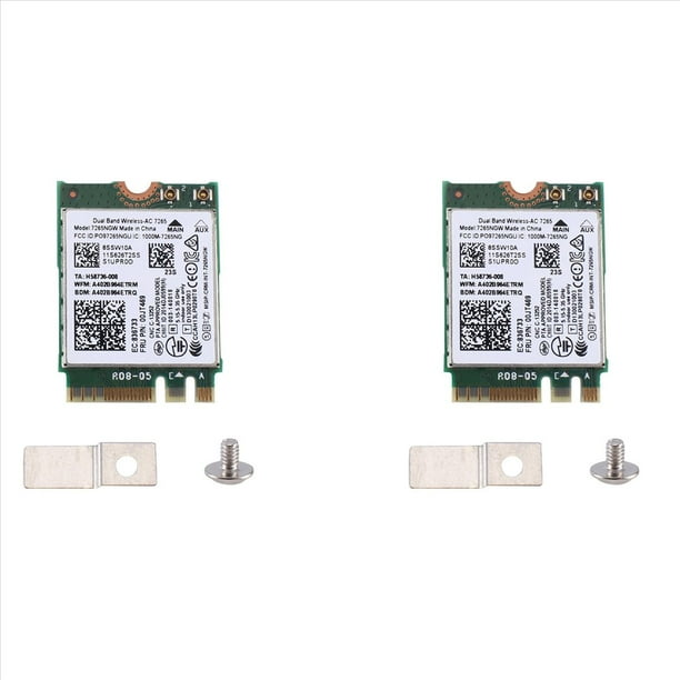 2X AC7265 7265NGW Tarjeta WiFi FRU00JT469 802.11AC NGFF BT4.0 para E550 E455 E555 Series