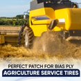thumbnail image 4 of Parche para llanta de tractor Veteran Tire HTP1 23 x 23 cm, 4 lonas, 4 of 7