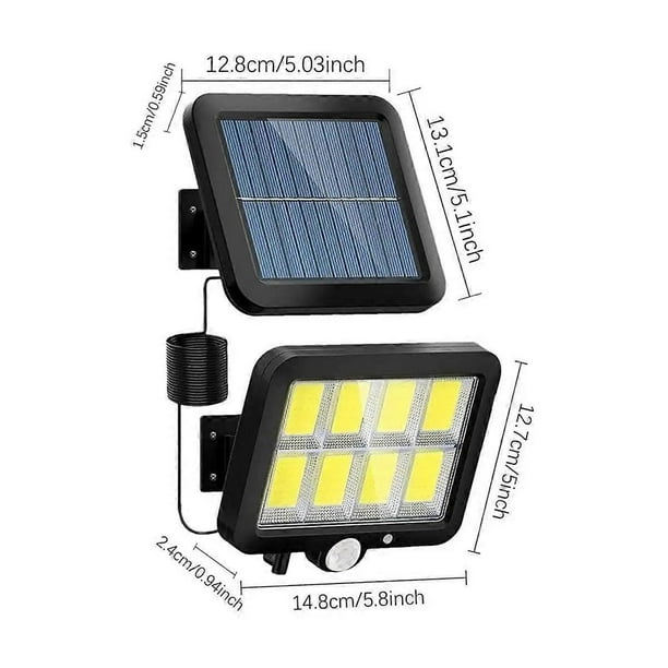 LED Solar Split Wall Lamp 3 Mode Waterproof Motion Sensor Lamps Garden Street Lighting Solar Lamp for Garden Security B