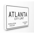 thumbnail image 5 of The Stupell Home Decor Collection Atlanta City Limit Canvas Wall Art, 5 of 5