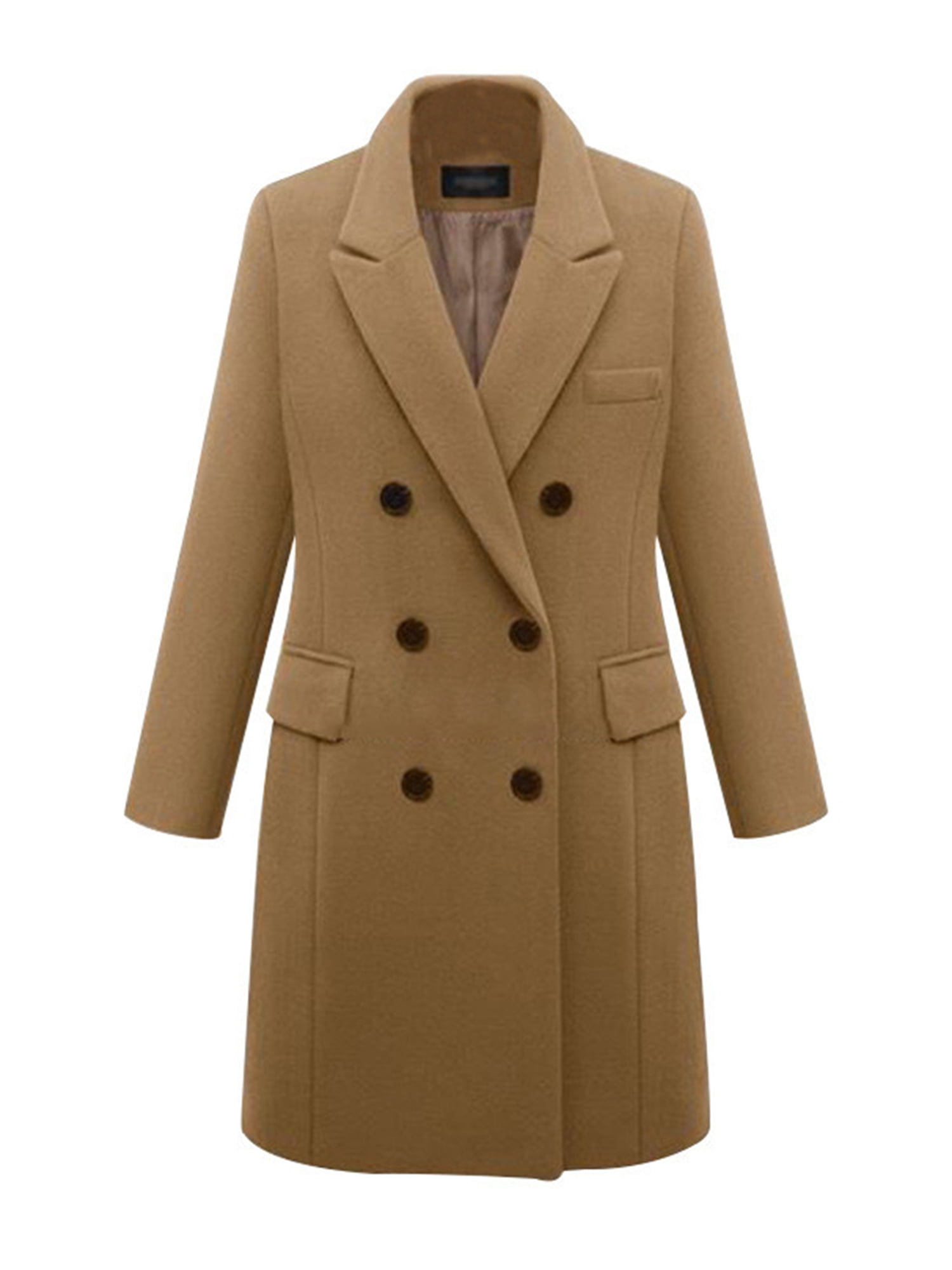 Women Casual Cardigan Outwear Winter Soft Warm Thicken Fleece Coat Plus Size Loose Solid Color Lapel Pocket Coat 