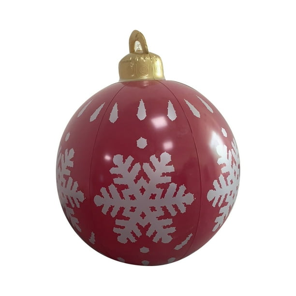 Aihimol 24" Outdoor Christmas Giant PVC Inflatable Christmas Ball