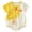 Yellow, variant on Newborn Onesies Boy Infant Boys Girls Short Sleeve Duck Cartoon Print Romper Baby Romper Yellow 3-6 Months