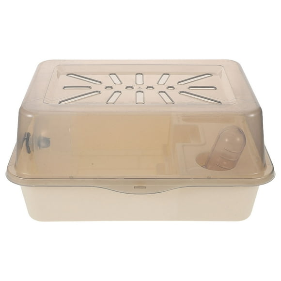 Raindrops Rat Carrier Ventilated Structure Plastic Cage for Hamster Owners 5Pcs