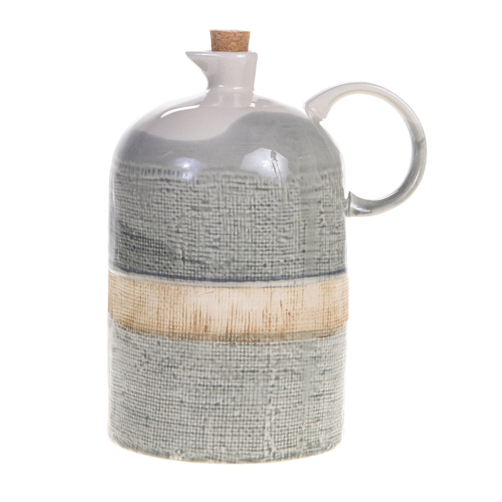 Creative Co Op Ceramic Jug With Cork Stopper