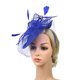 thumbnail image 2 of Elegante Diadema de Sinamay para Mujer, , Sombrero, Clip de Banda de Alice, Velo, Red, Carrera de Boda, Diadema de Ascot Real Azul Baoblaze Diadema fascinante para las mujeres, 2 of 8