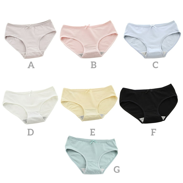 Women's Cotton Flat Leg Pants Breathable Sexy Mid Waist Solid Color  Seamless Underwear Light Lace Panties for Women (AG, S) at  Women's  Clothing store