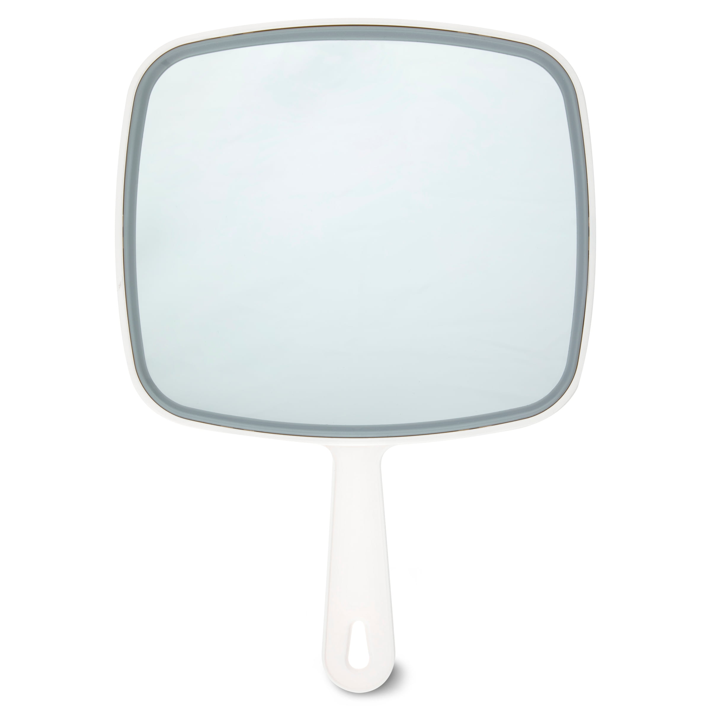 Equate Med Hand Face Mirror, White