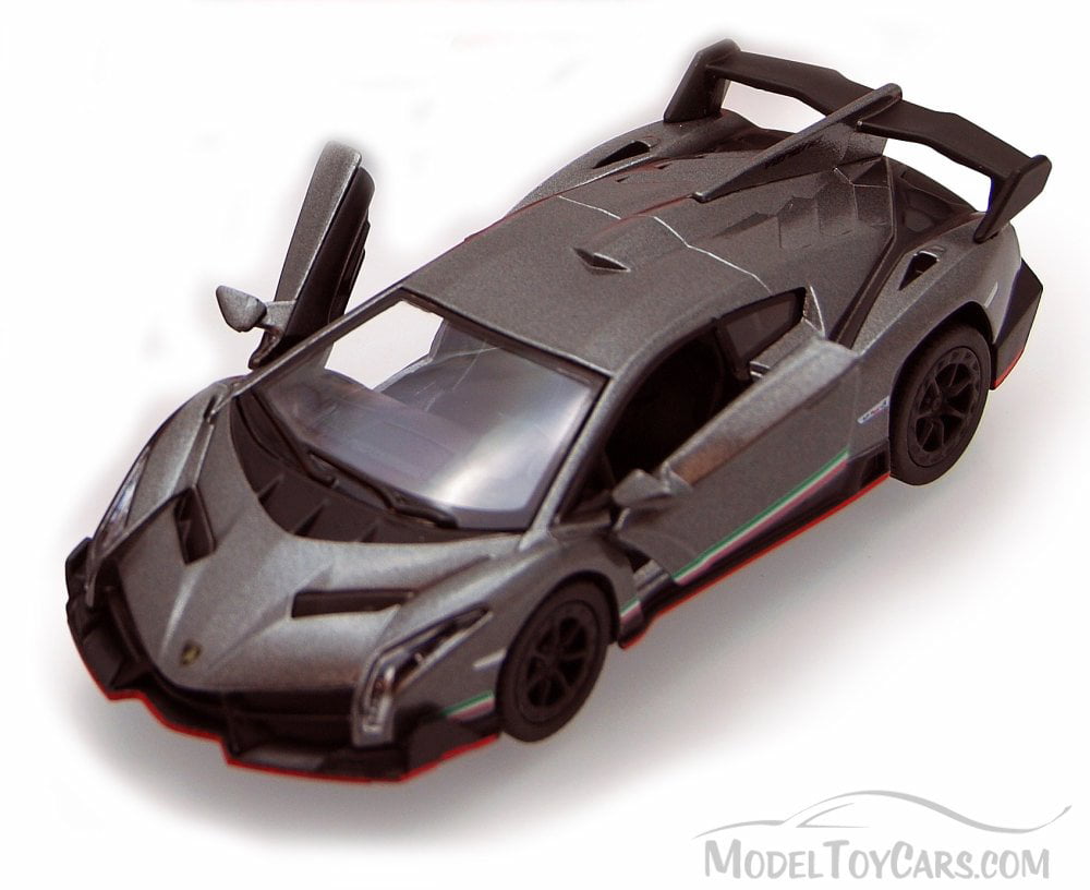 Black satin lamborghini veneno  model little toy sale 132 all metal  kinsmart free shipping