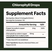 Black Girl Vitamins Liquid Chlorophyll Drops – Mulberry Leaf + Chlorophyllin with Peppermint, Vegan Liquid Concentrate, Supports Digestive Comfort & Healthy-Looking Skin (4-Month Supply)