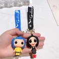 thumbnail image 3 of Coraline & the Secret Door figura de acción de película, modelo de muñeca de juguete, llavero de PVC, adorno, llavero colgante, juguetes para niños, 3 of 5