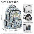 thumbnail image 5 of Bulopur Camo Reading Bass Fish Kids Backpack for Girls Boys, Fishing Cartoon Print School Bag Lightweight/Breathable/Durable/Waterproof Multi-Pocket Book Bag for Daily Use, 5 of 8