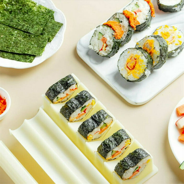 1 Pc Sushi Roll Mold Mat Japanese Food Sushi Rolling Roller Silicone Rice  Rolling Maker Washable Reusable Cake Roll Mold