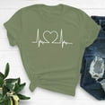 thumbnail image 3 of zbxnLI Valentine's Day Shirts for Women's Graphic Top Crew Neck Short Sleeve T Shirt Ladies Casual Basic Tee, 3 of 7