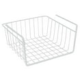 thumbnail image 3 of Modern Home Cabinet Wire Hanging Basket Shelves - Space Saving Under Shelf Storage Organizer (10.25"), 3 of 7