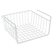 Modern Home Cabinet Wire Hanging Basket Shelves - Space Saving Under Shelf Storage Organizer (10.25")