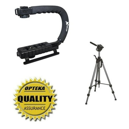 Nikon Camera Grip Opteka Support Kit with X-Grip Stabilizing Handle and 72