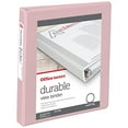 thumbnail image 2 of Office Depot® Brand 3-Ring Durable View Binder, 1" Round Rings, Blush, 2 of 2