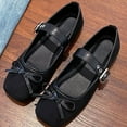 thumbnail image 6 of CHICVOMEY Women‘s Mary Jane Shoes Square Toe Ballet Flat Mary Jane Flats with Buckle Strap Casual&Dressy Flats, 6 of 7
