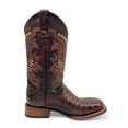 thumbnail image 2 of The Western Shops Men’s Leather Cowboy Boot Square Toe Embossed Python Print, 2 of 7
