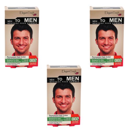 Pur Est Men Hair Color Dark Brown 002 Elegant Touch Pack Of 3