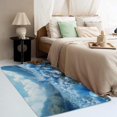 thumbnail image 3 of Butterfly Rugs for Living Room Bedroom - Flower Rug 6x9 - Blue Carpet for Home Decor - Washable Non Slip Patterned Indoor Large Area Rug - Soft & Low Pile (ZN&745), 3 of 7