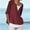 Red, variant on Womens Summer Tops under $5! Xqxayjr Women 3/4 Length Sleeve Tshirts Shirts Summer Cotton Linen V Neck Work T-shirts Casual Plus Size Fashion Tunic Tops Clothing