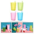 thumbnail image 6 of Mobutofu Candy Color Sippy Cups for Kids Made of Safe PP Material with Adorable Design and Perfect Size 4pcs, 6 of 6