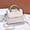 Crocodile print -- white, variant on New women's bag shoulder messenger bag niche design fashionable versatile handbag trendy bag