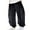 Black, variant on Lenpel Children's Summer Pants Girls Boys Lightweight Elastic Waist Mesh Wide Leg Pants Baggy Casual Joggers with Pockets 2-15 Y