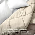 thumbnail image 4 of Bare Home Ultra-Soft Reversible Comforter - Goose Down Alternative - Queen, Taupe/Sand, 4 of 8