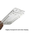 thumbnail image 3 of Seitruly 10 piezas PS soporte de insignia transparente doble ranura doble lado colgante antipérdida antideslizante ID nombre tarjeta manga bolsa Carpetas de archivos, 3 of 6