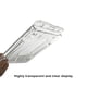 thumbnail image 3 of Seitruly 10 piezas de soporte de insignia transparente PS portátil de doble ranura de doble cara antideslizante para trabajador de oficina Carpetas de archivos, 3 of 6