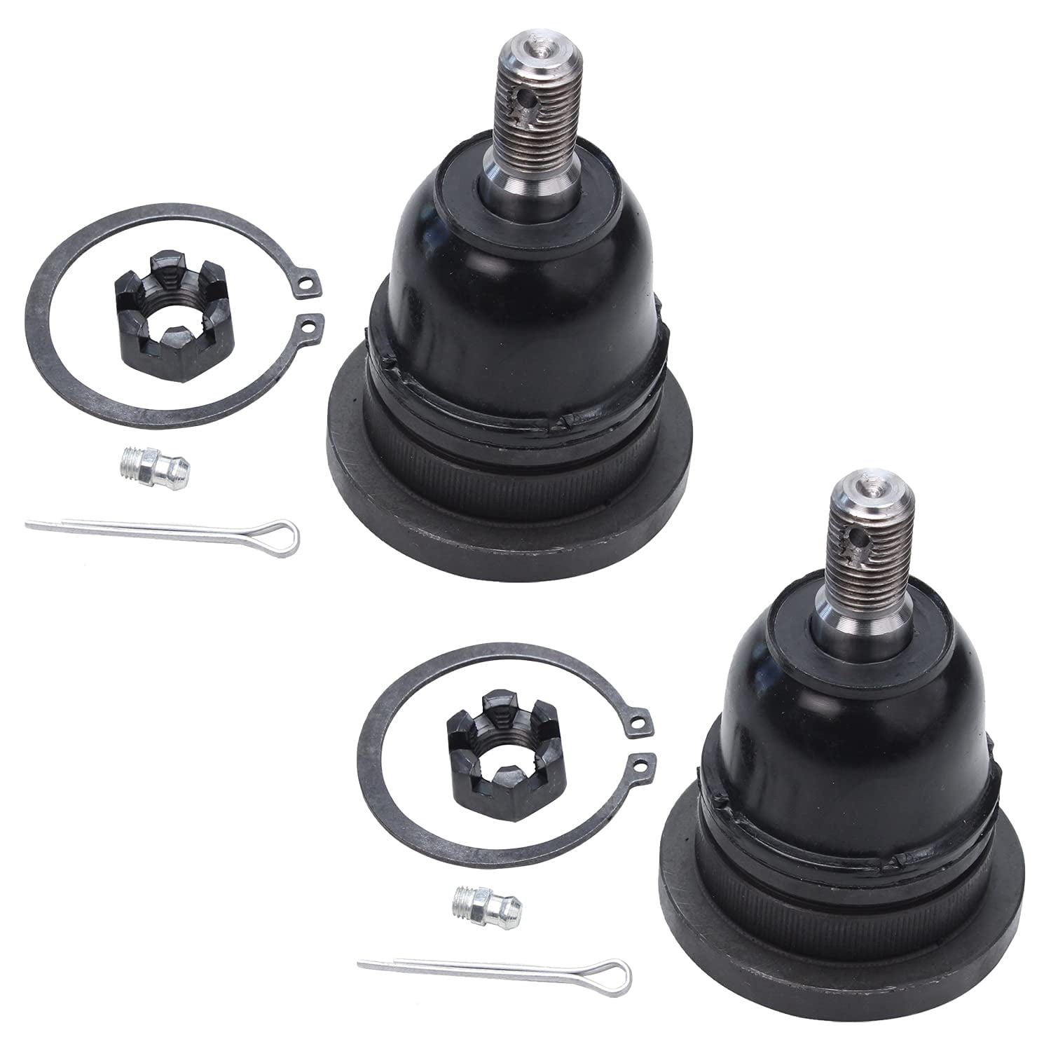Detroit Axle - Front 9pc Suspension Kit for 1998-2004 Nissan Frontier, 00-04 Xterra, 4 Outer Inner Tie Rod Ends 4 Upper Lower Ball Joints 1 Center Links 1998 1999 2000 2001 2002 2003 2004 Replacement