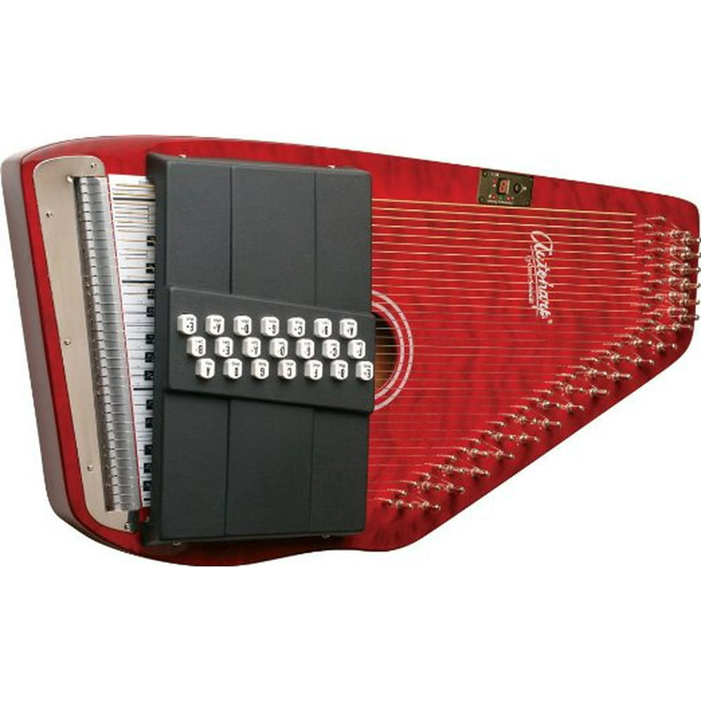 Oscar Schmidt OS21CQTR Autoharp in Red