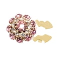 thumbnail image 4 of Abbracc Decorative Rhinestone Button Cover Party Daily Clip on for Adults Bags Dress gold pink, 4 of 9
