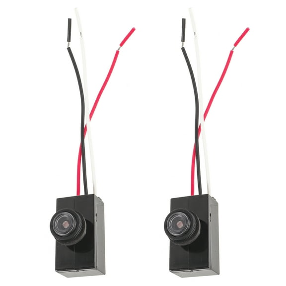 2 Pcs 120V Sensor Photocell Hard-Wired Post Eye Light Control Photocell Light Light Sensor Photocell