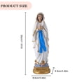 thumbnail image 3 of Resina Gassho Luther Virgen Estatua Arte Religioso Nuestra Señora Escultura Decoración (30cm) Ehuebsd Libre de BPA, 3 of 7