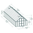 thumbnail image 4 of Palram - Canopia Balance 10' x 28' Polycarbonate/Aluminum Walk-In Greenhouse - Silver - with Roof Vents, 4 of 11