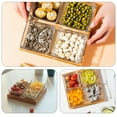 thumbnail image 5 of Houderco Dried Fruit Dish Glass Divided Compartments Assorted Color 1 Set 7.66X7.66X2.36in, 5 of 6