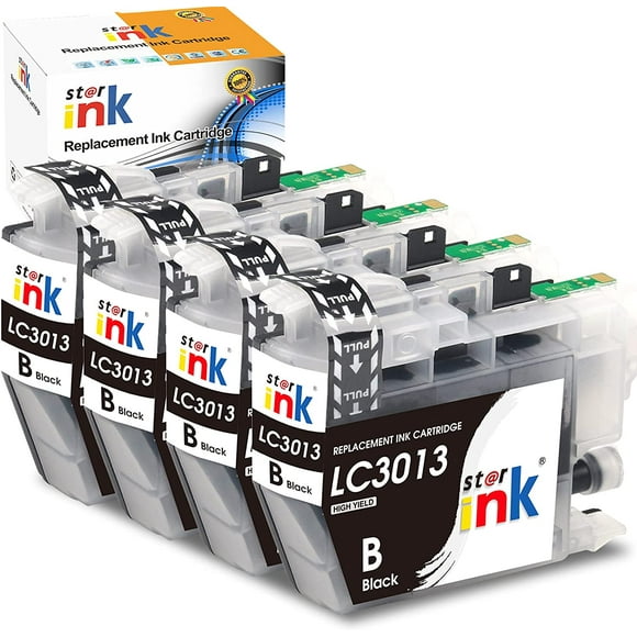 Starink Compatible LC3013 Ink Cartridge Replacement for Brother LC-3013 LC3013bk Black Used for MFC-J491DW MFC-J690DW