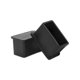 thumbnail image 1 of 16 Pack Rectangular Pvc End Caps - Flexible Chair/table Legs 20mm X 40mm (13/16" X 1-9/16") Black, 1 of 3