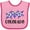 Pink and Fuchsia, variant on Inktastic Colorado Columbine Flowers Boys or Girls Baby Bib
