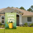 thumbnail image 2 of Amhnf Welcome Daisy Flowers In Yellow Polka Dot Watering Can Garden Flag For Home Outdoor Garden Yard Decor 12x18 inch, 2 of 5