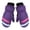 Purple, variant on Kids Waterproof Winter Ski Mittens with Insulated Thermal Lining, Non- PU Palm for Outdoor Snow Sports, Pink, One Size