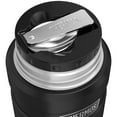 thumbnail image 5 of SK3000BKTRI4 Thermos Stainless King&trade; Vacuum Insulated Food Jar with Folding Spoon - 16 oz. - Stainless Steel-Matte Black, 5 of 5