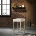 thumbnail image 2 of Carolina Classics Remick 24" Counter Stool in Weathered Gray and Linen, 2 of 4